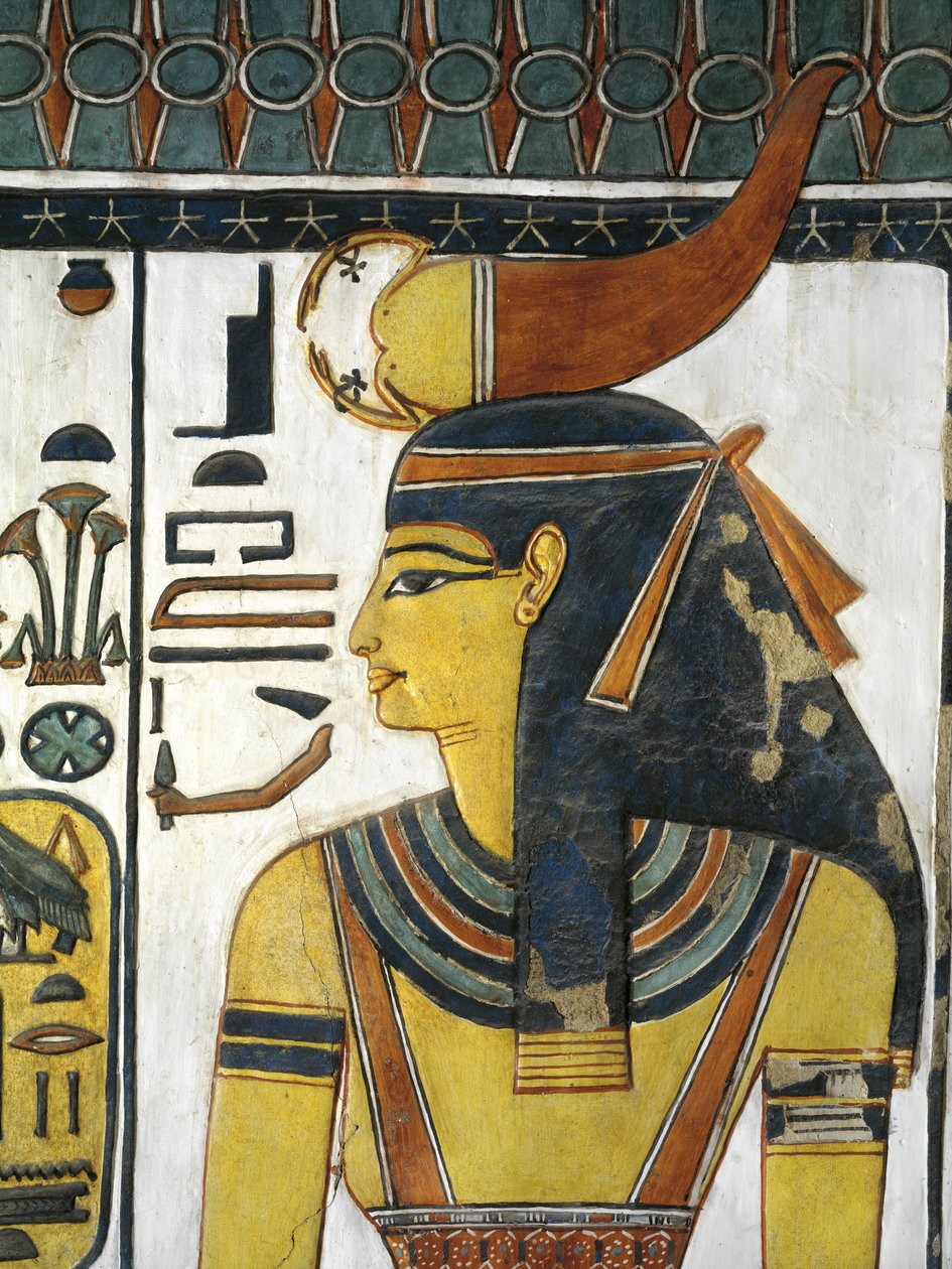 Egipto, Tebas, Luxor, Vale das Rainhas, Túmulo de Nefertari, Vestíbulo, Pinturas Murais, Deusa Selket de Egyptian 19th Dynasty