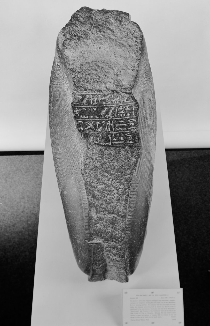 Estátua ajoelhada de Khaemwaset, 1281-1277 aC de Egyptian 19th Dynasty