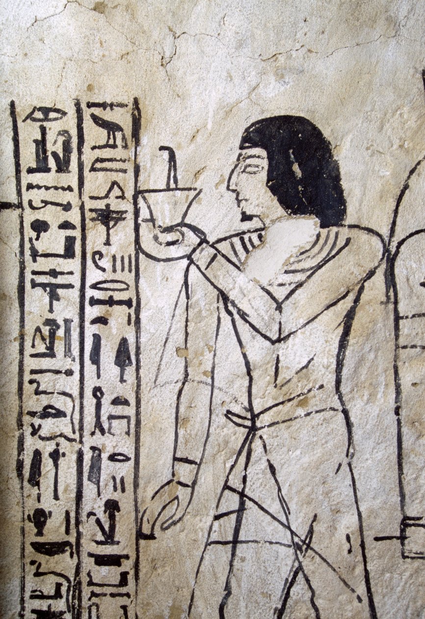 Imagem do livro dos mortos, Túmulo de Nakhtmin, Abusir, Egipto, Civilização egípcia, Novo Reino, Dinastia XIX de Egyptian 19th Dynasty