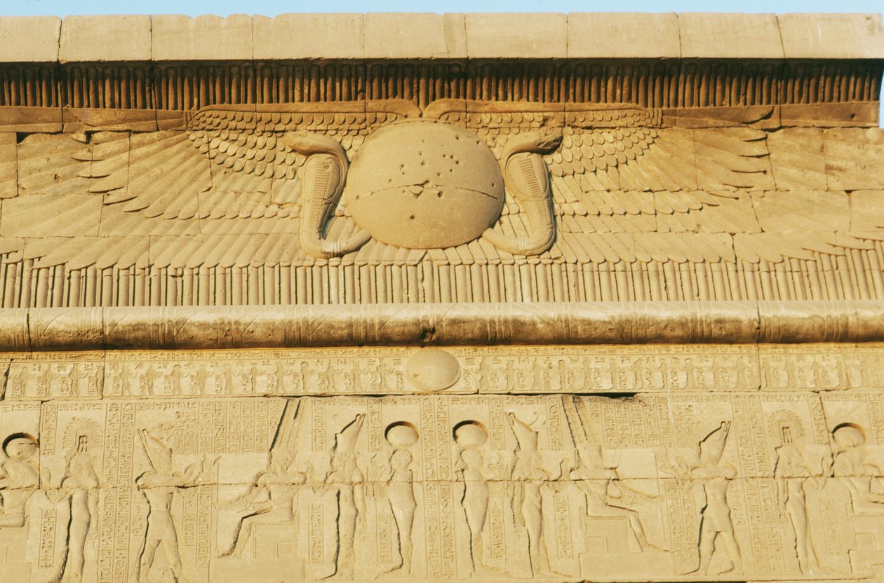 Relevo, Portal Ptolemaico Sul, Templo de Amon, complexo de templos de Karnak (Lista do Património Mundial da UNESCO de Egyptian 19th Dynasty