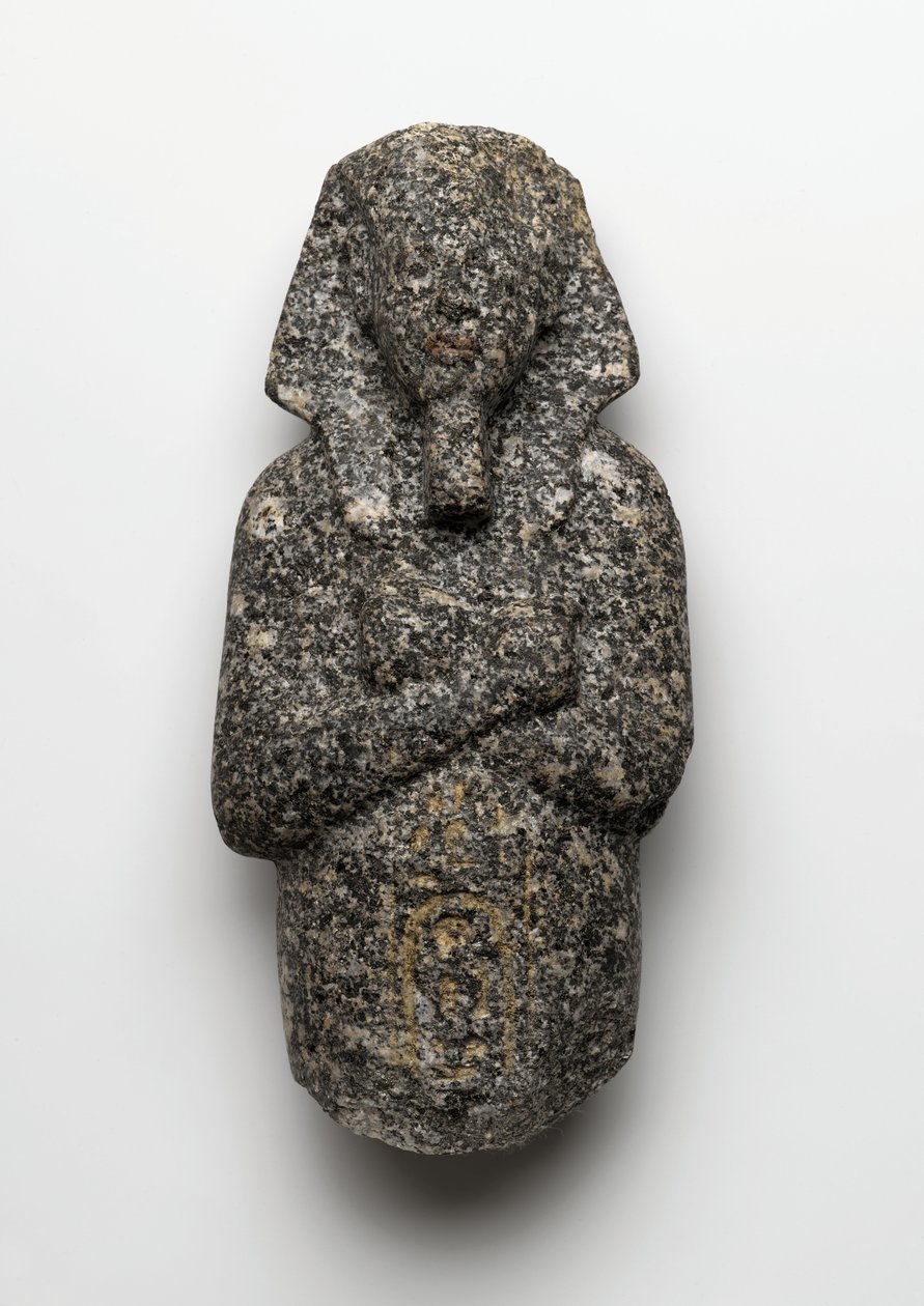 Figura Ushabti de Amenophis IV (Akhenaton) (c.1364-1347 aC) de El Amarna, Novo Reino (granito) de Egyptian 19th Dynasty