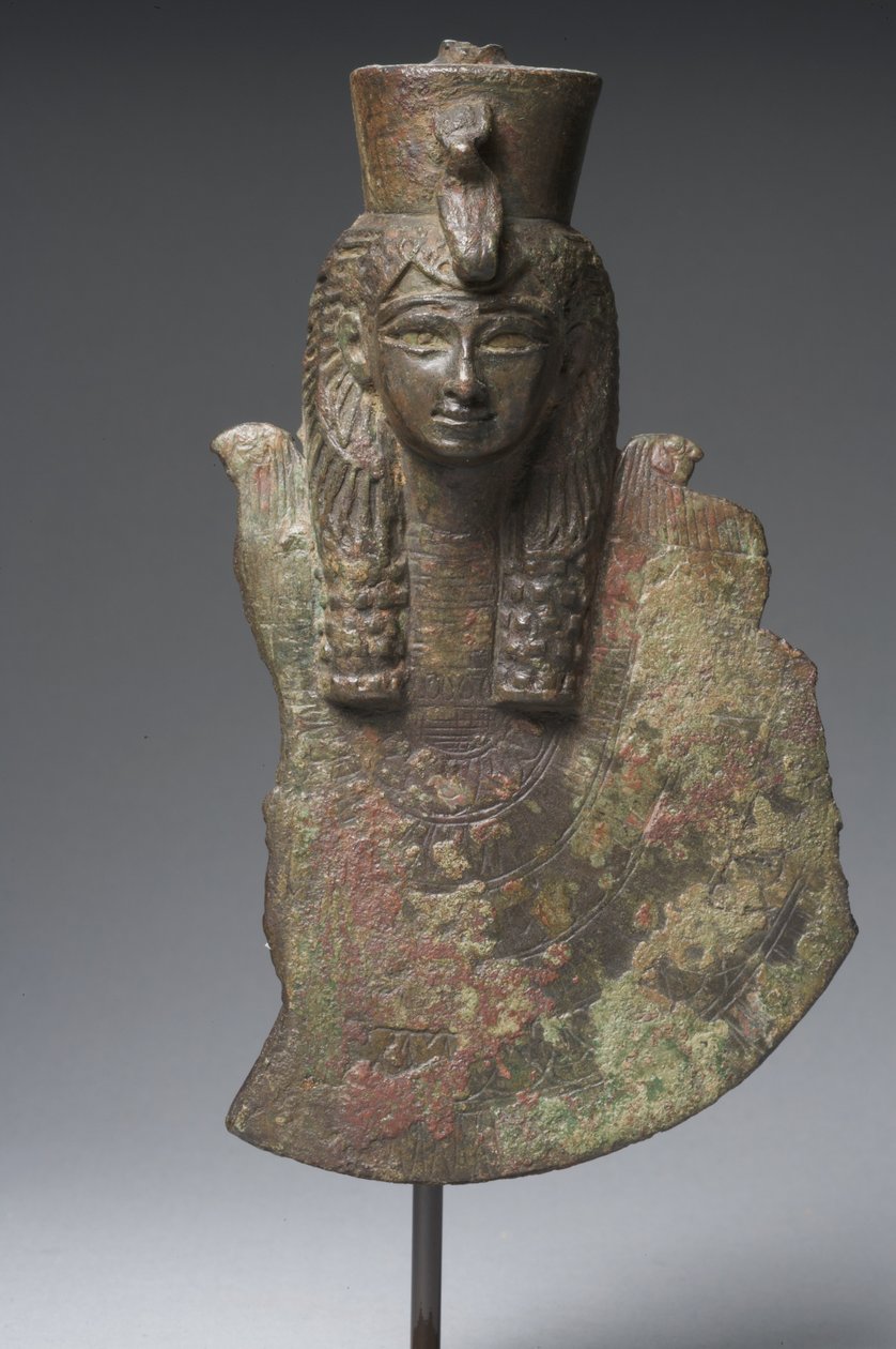 Égide de Ísis, Período Dinástico Final (bronze) de Egyptian 26th Dynasty
