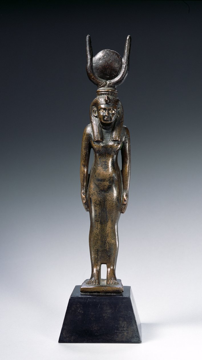 Estátua de Ísis (bronze) de Egyptian 26th Dynasty