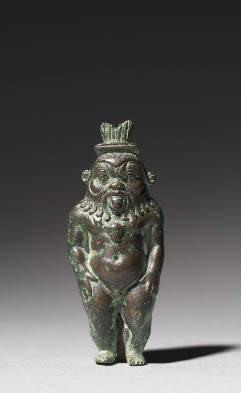 Estatueta de Bes, 525-30 aC de Egyptian 27th Dynasty