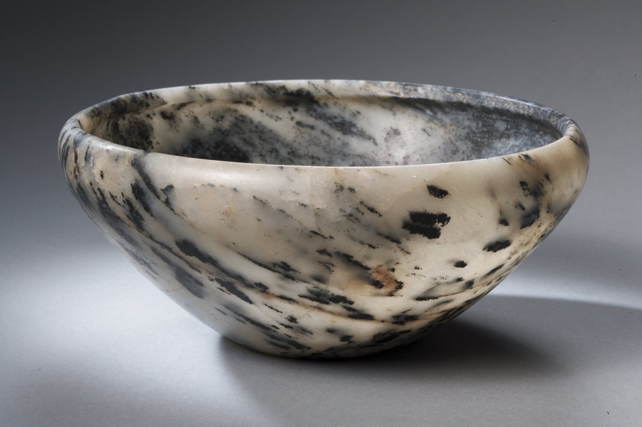 Tigela Egípcia, Período Dinástico Inicial (gnaisse) de Egyptian 2nd Dynasty