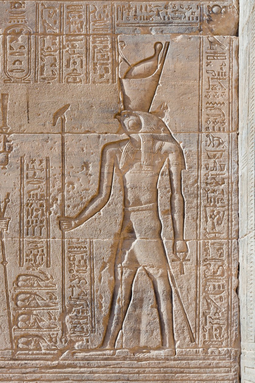 Socorros no templo de Filae, Assuão, Egipto de Egyptian 30th Dynasty
