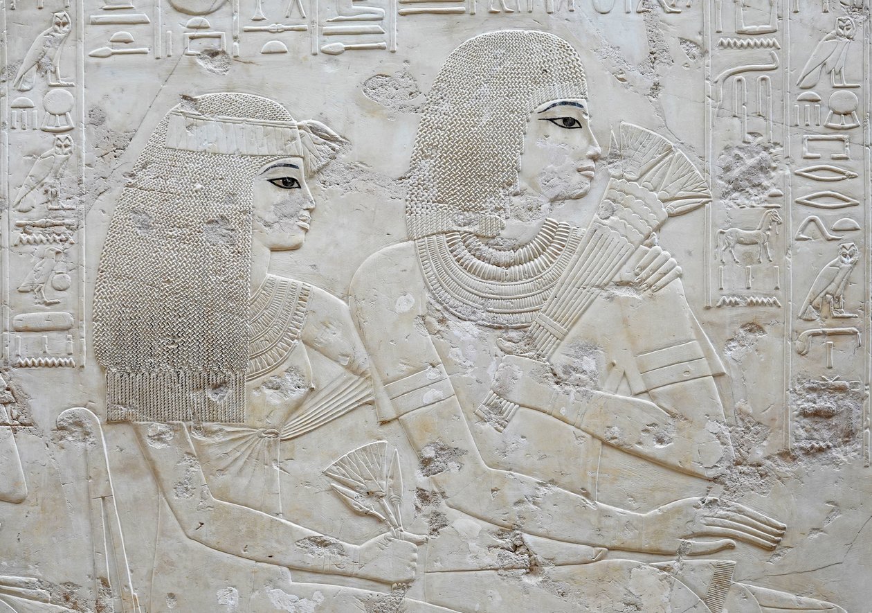 Amenhotep e a sua esposa May, túmulo de Ramose de Egyptian Egyptian