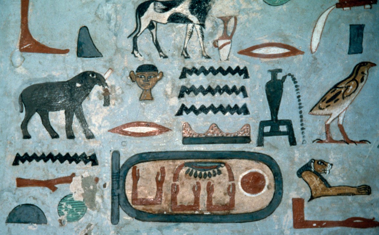 Cartouche de Amenemhat I Civilização Egípcia de Egyptian Egyptian