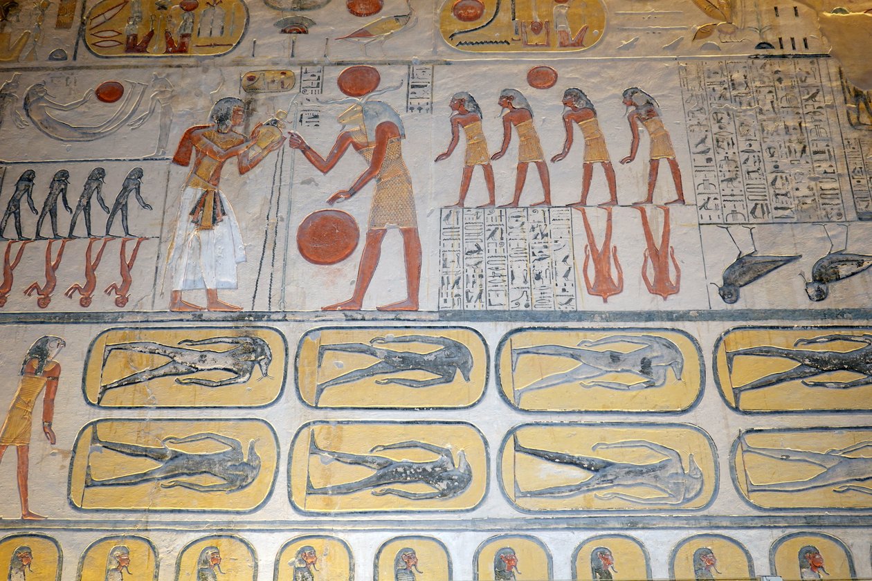 Túmulo de Ramsés IX, Luxor de Egyptian Egyptian