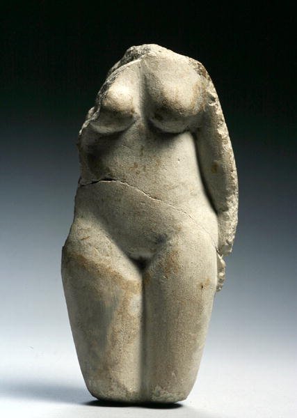 Figura feminina (calcário) de Egyptian Ptolemaic Period