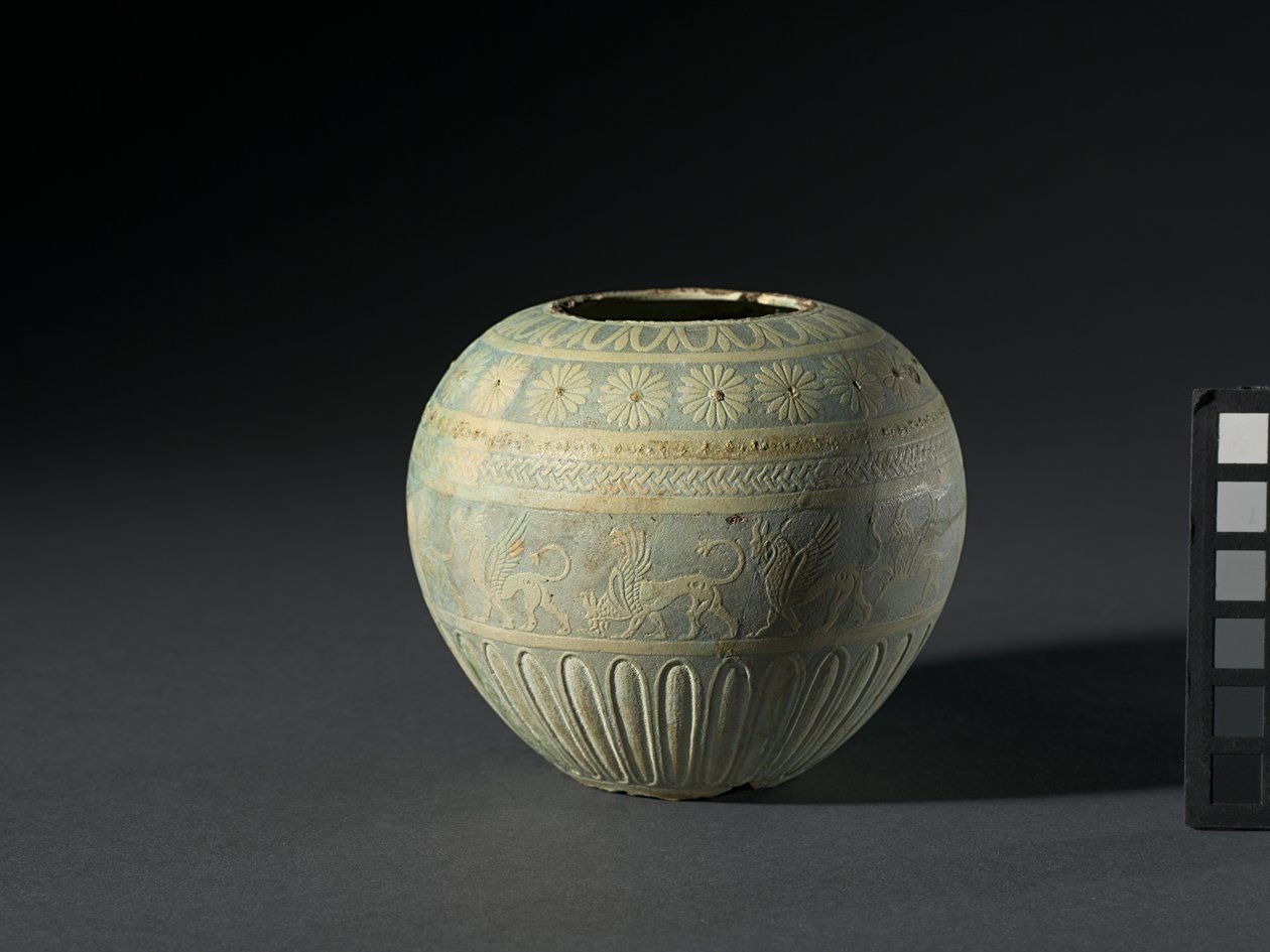 Com o navio Rahina Ware, 200-100 aC de Egyptian Ptolemaic Period