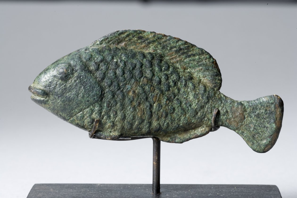 Tilápia Peixe (bronze) de Egyptian Ptolemaic Period
