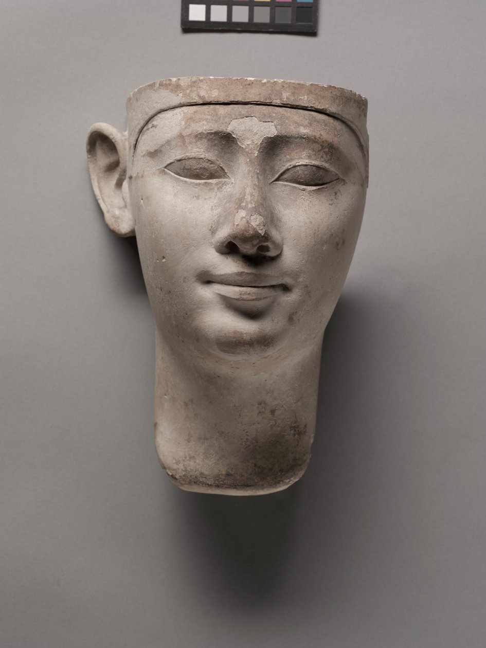 Cabeça votiva de um rei, 305-246 aC de Egyptian Ptolemaic Period