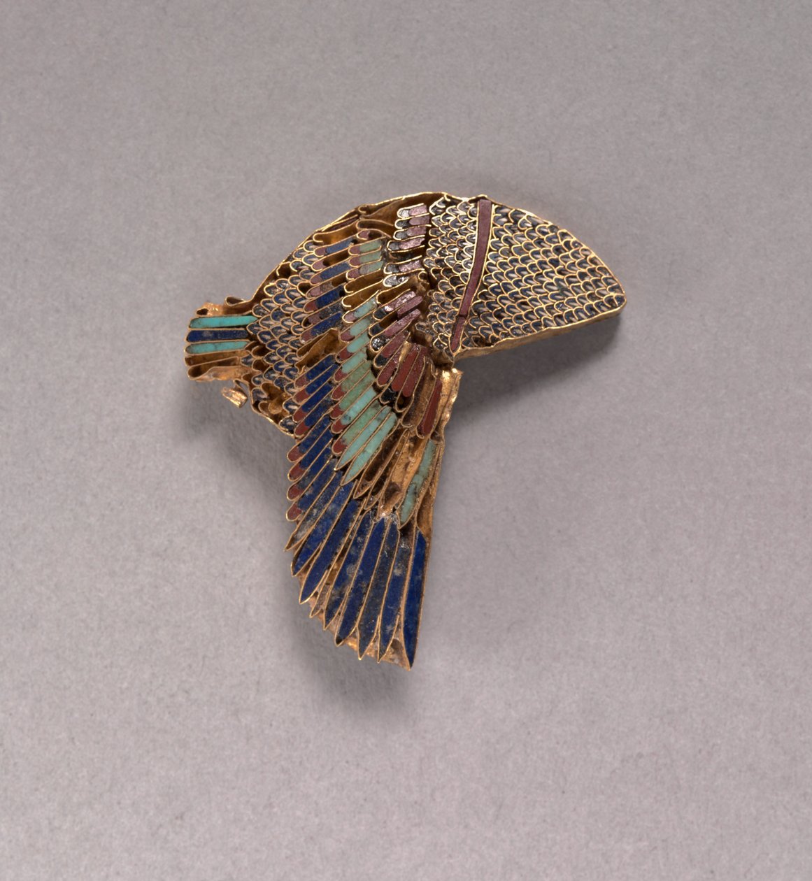 Embutimento de touca de abutre, 100-1 aC de Egyptian Ptolemaic Period
