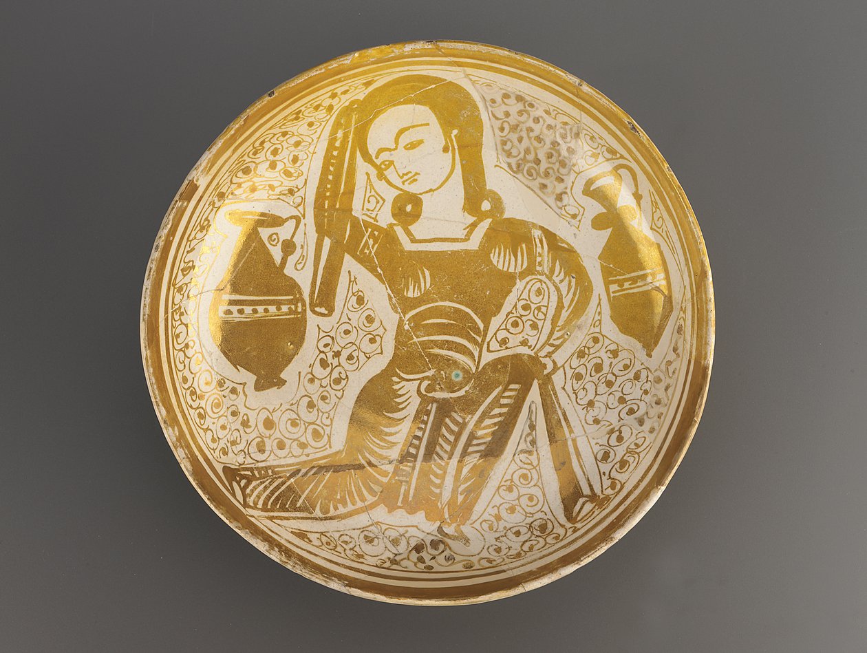 Tigela, dinastia fatímida (cerâmica) de Egyptian School