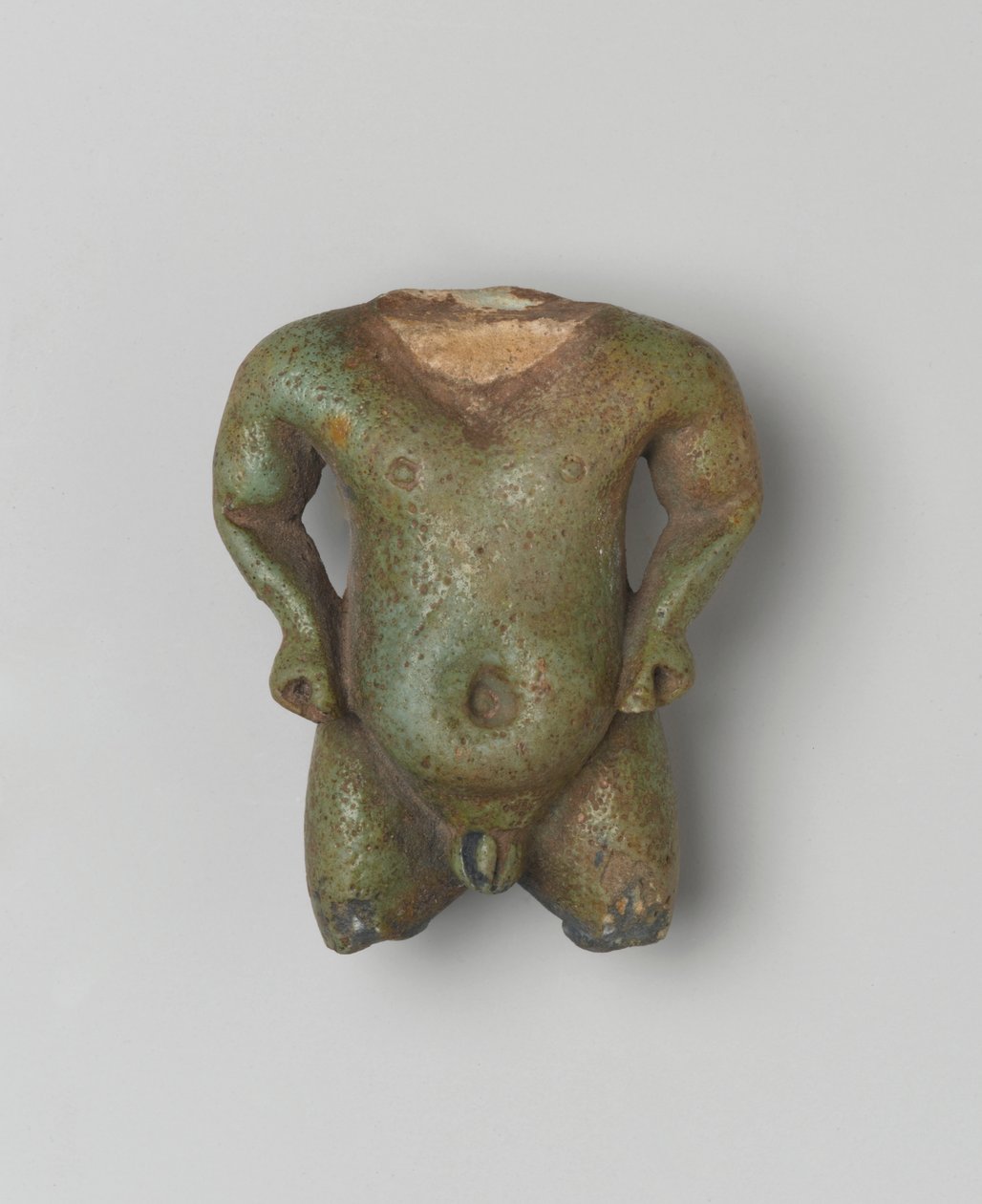 Amuleto Fragmentário de Pataikos, 1539-30BC (faiança) de Egyptian School