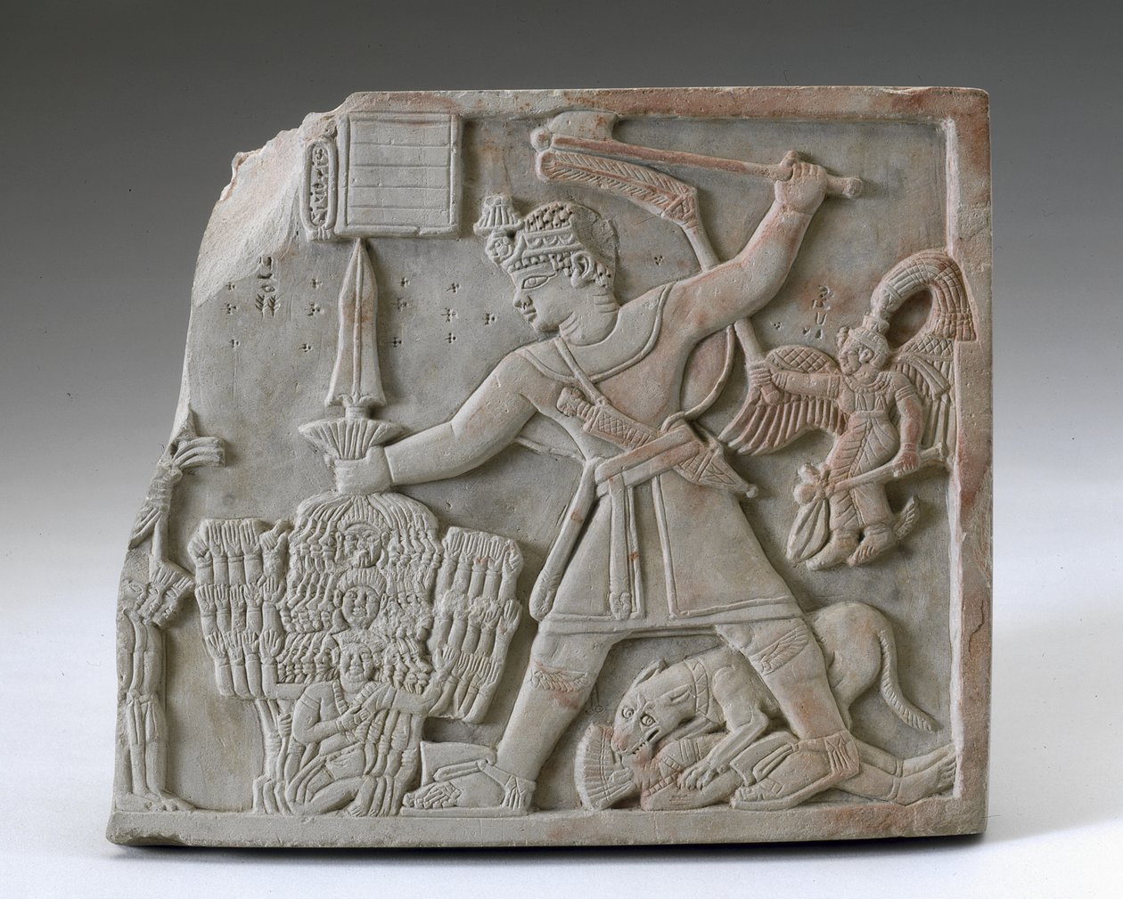 O Príncipe Arikankharer a matar os seus Inimigos, Meroe de Egyptian School