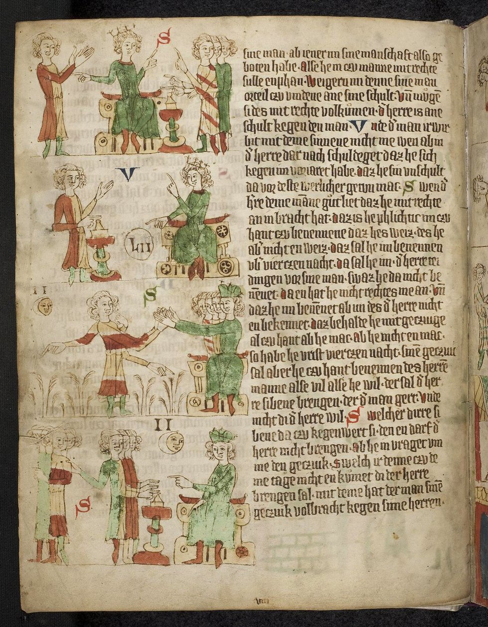 Direito Feudal. Do Heidelberg Sachsenspiegel, século XIV de Eike von Repgow