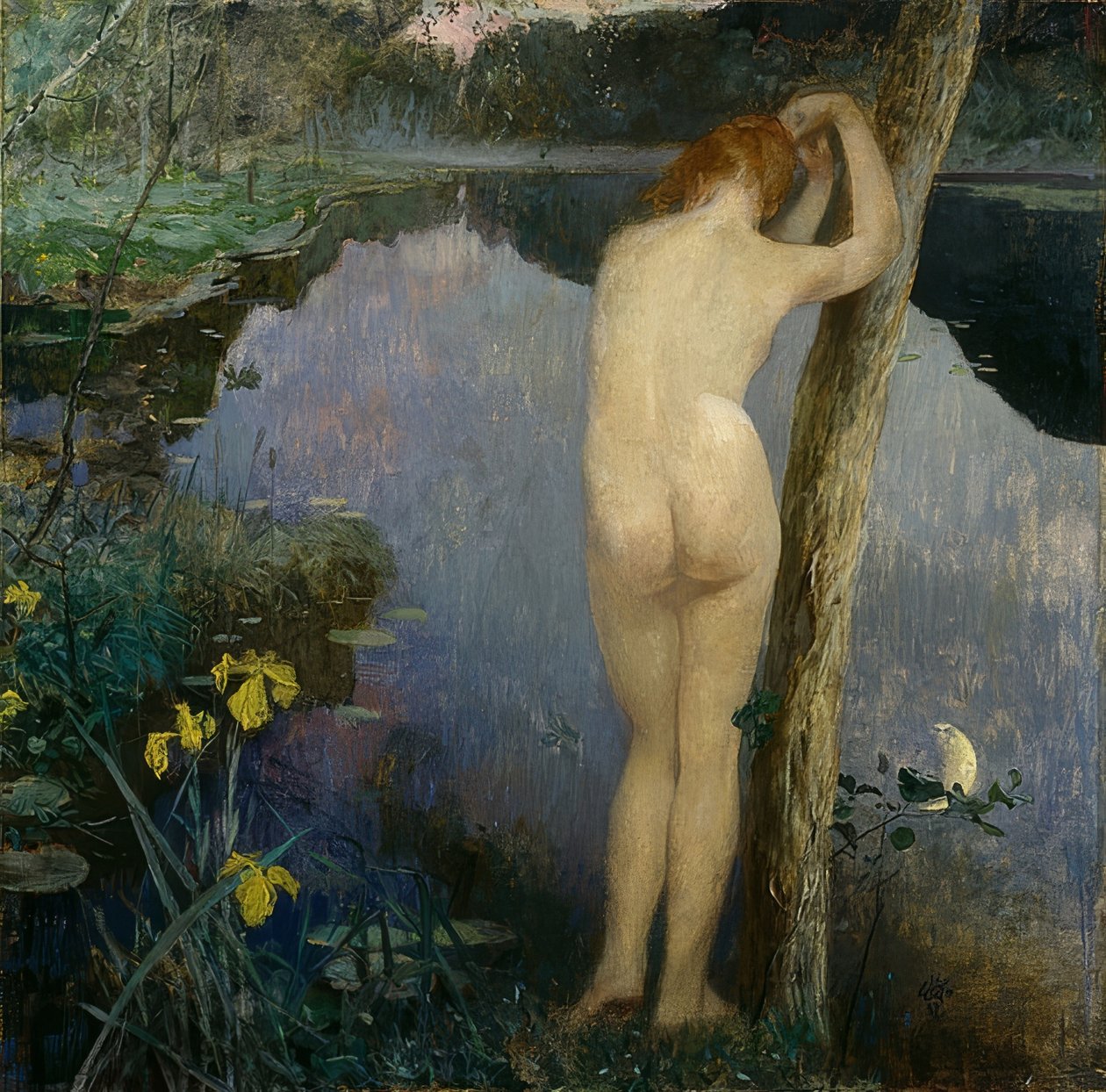 Noturno. 1887 de Hjalmer Eilif Emanuel Peterssen
