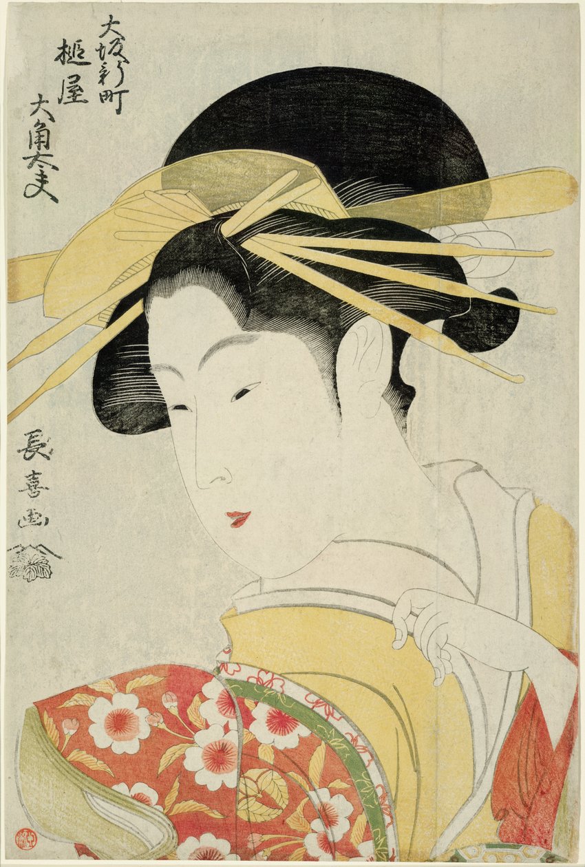 Osumi, Atayu do tee solo e membro te Shinmachi Kua r hand r membro Kosaka de Eishōsai Chōki