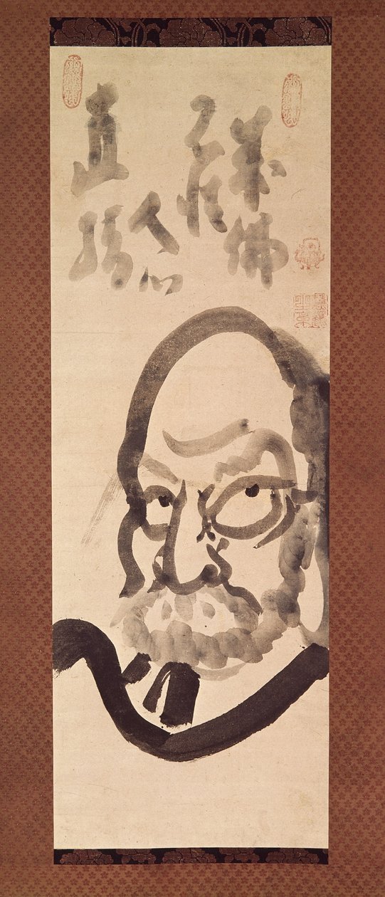Daruma (tinta no papel) de Ekaku Hakuin