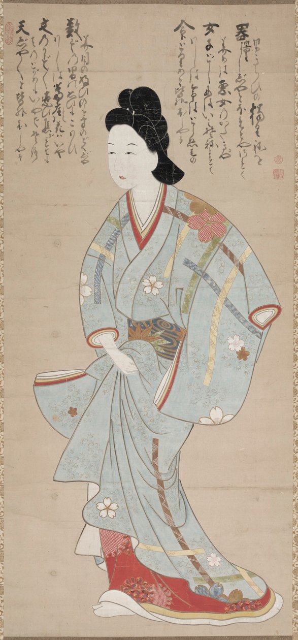 Figura de Mulher, século XVIII. de Ekaku Hakuin