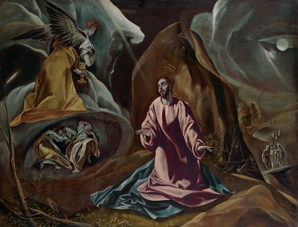Agonia no Jardim do Getsêmani, c. de El Greco