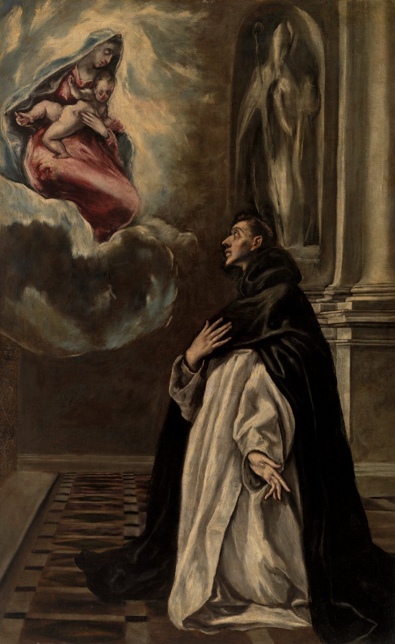 Aparição da Virgem e do Menino para São Jacinto de El Greco