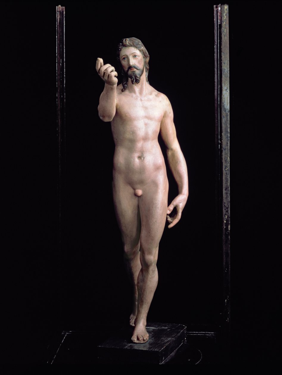 Cristo ressuscitado (gesso pintado) de El Greco
