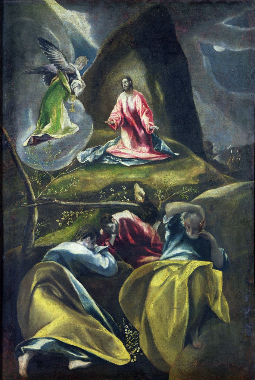 Cristo no jardim das oliveiras de El Greco