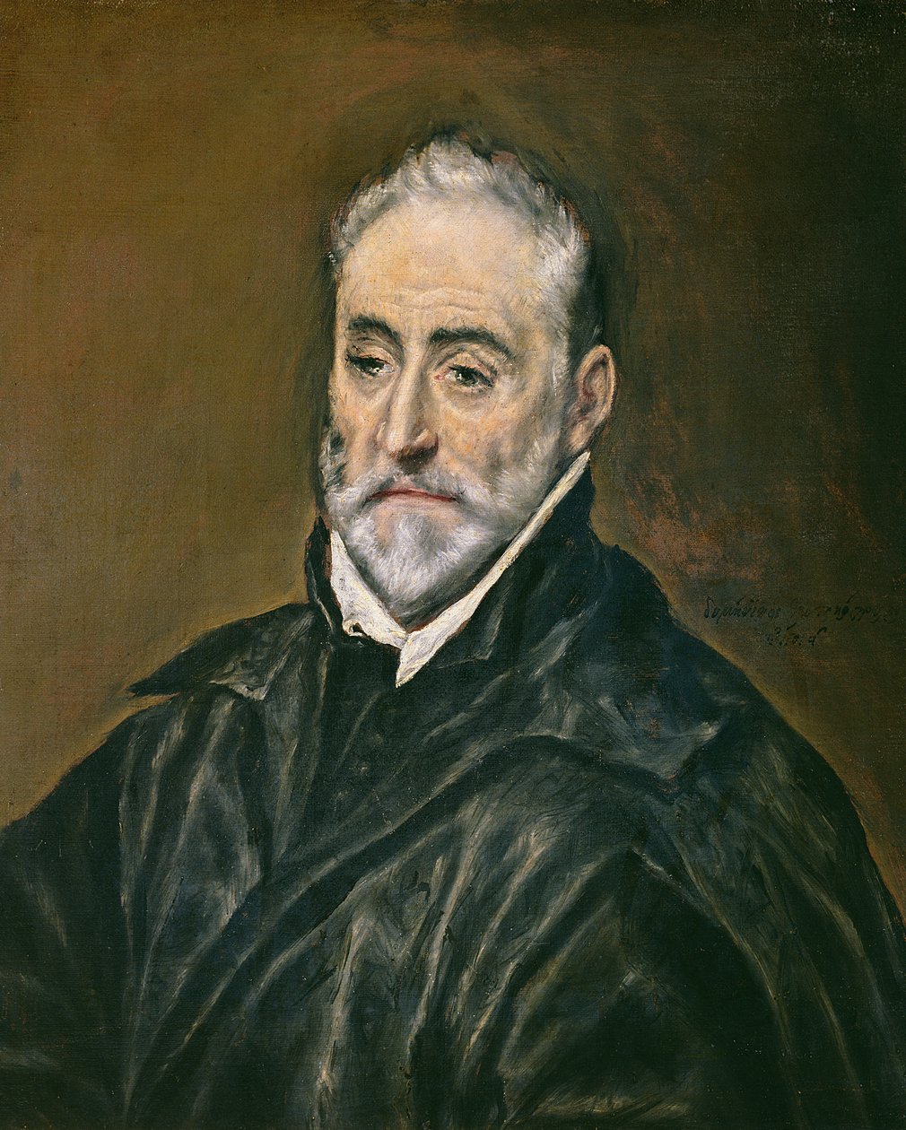 Retrato de Antonio de Covarrubias e Leiva, Canon da Catedral de Toledo, c.1600 de El Greco