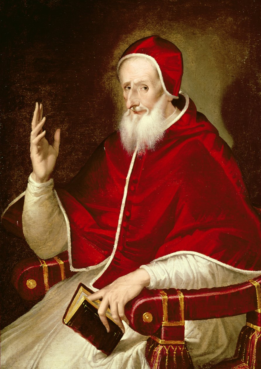 Retrato do Papa Pio V (1504-1572), c.1571 de El Greco
