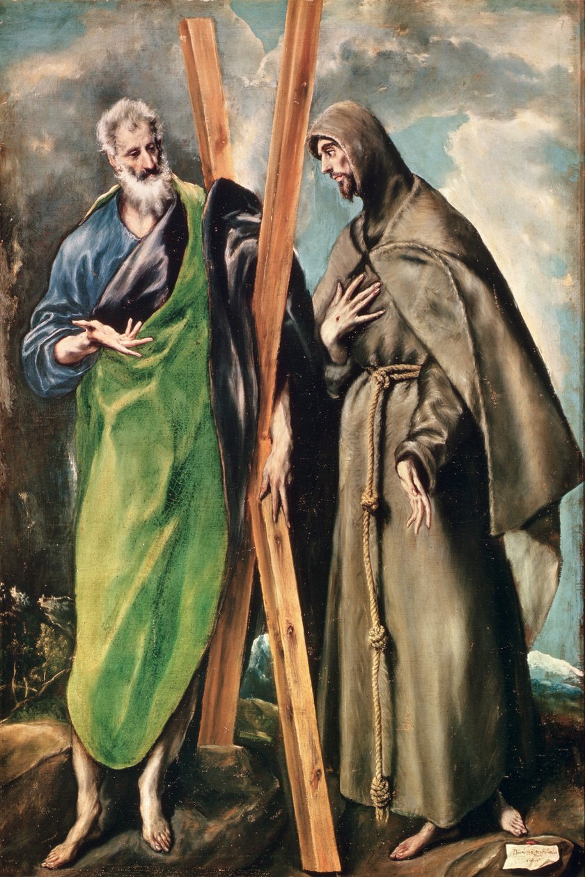 SS. André e Francisco de Assis, depois de 1576 de El Greco