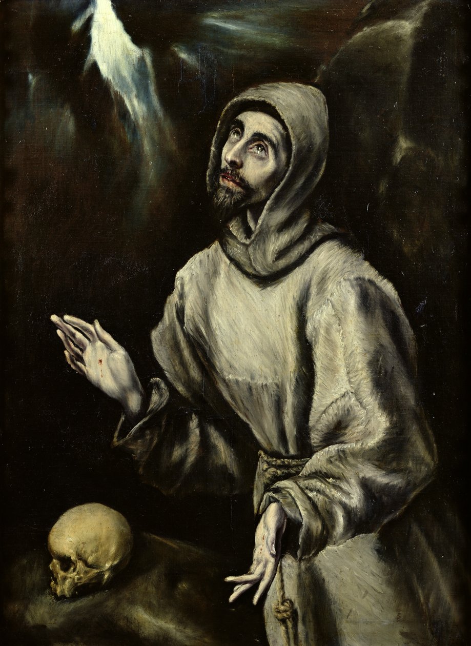São Francisco de Assis Recebendo os Estigmas, c.1595 de El Greco