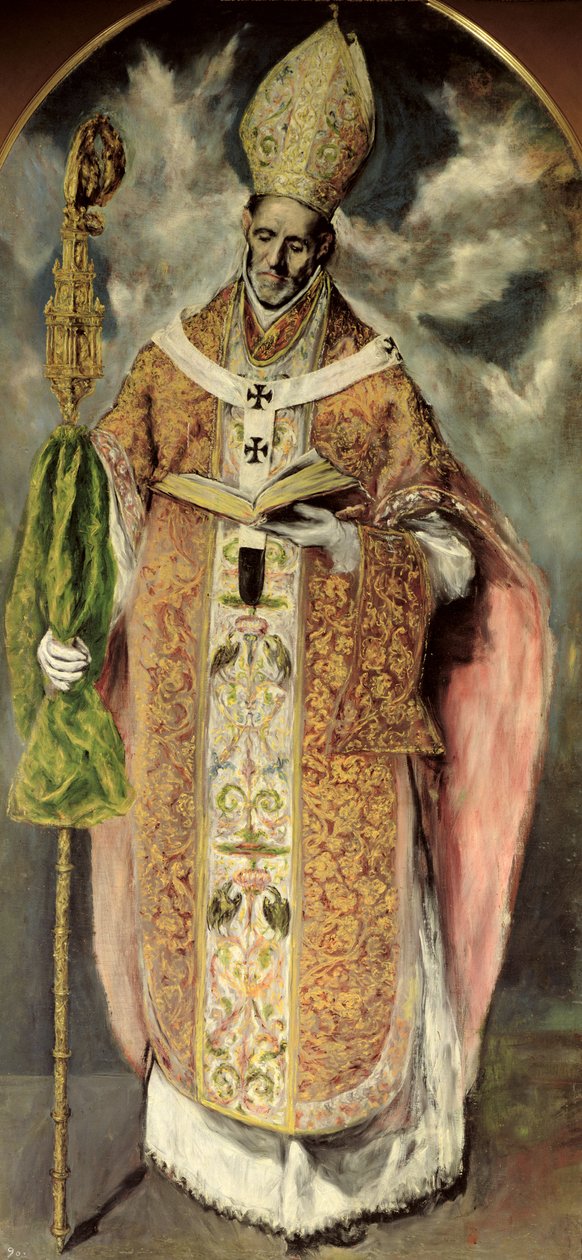 São Ildefonso (607-667) 1605-1610 de El Greco