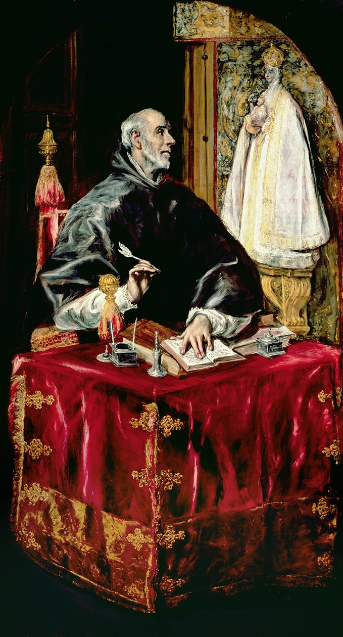 St. Hdefonsus, 1597-1603 de El Greco
