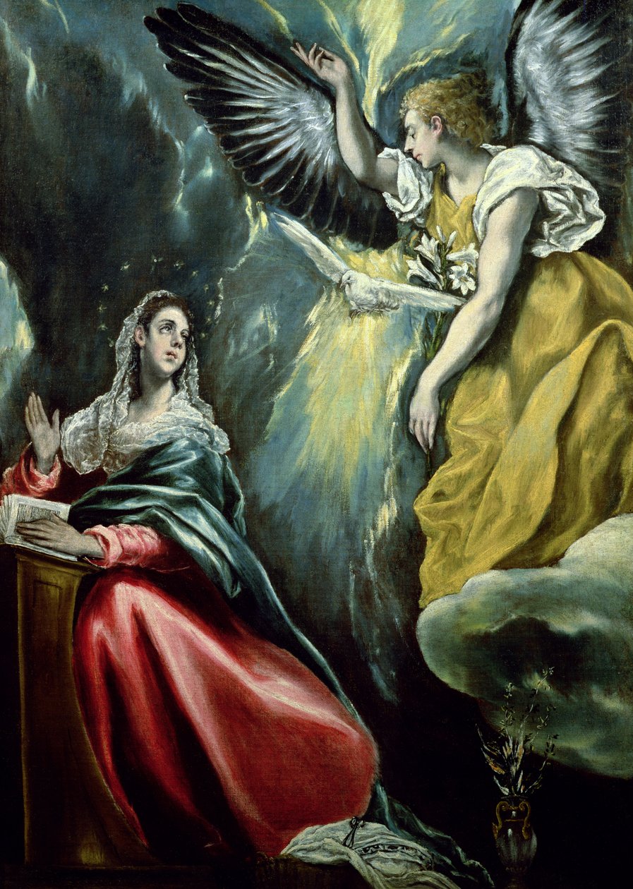 A Anunciação, c.1575 de El Greco