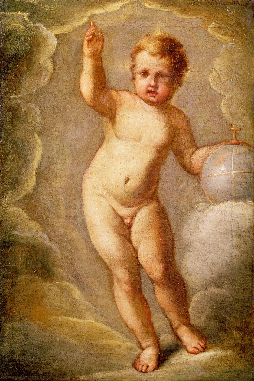 O Menino Jesus, Salvador da Terra, c.1565 de El Greco