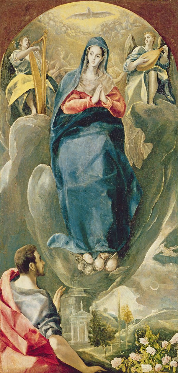 A Imaculada Conceição Contemplada por São João Evangelista de El Greco