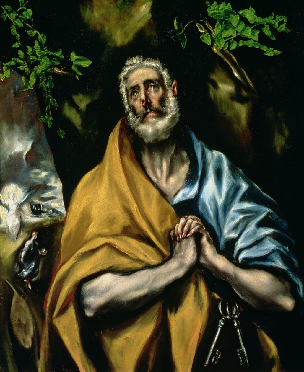 As lágrimas de São Pedro, c.1605 de El Greco