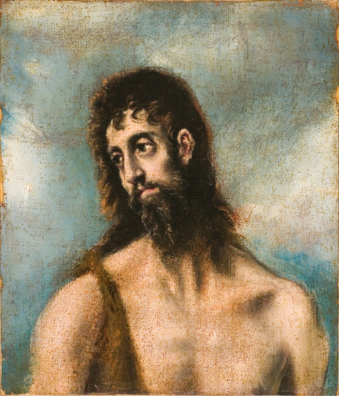 São João Batista (óleo sobre tela) de El (1541 1614) (studio of) Greco