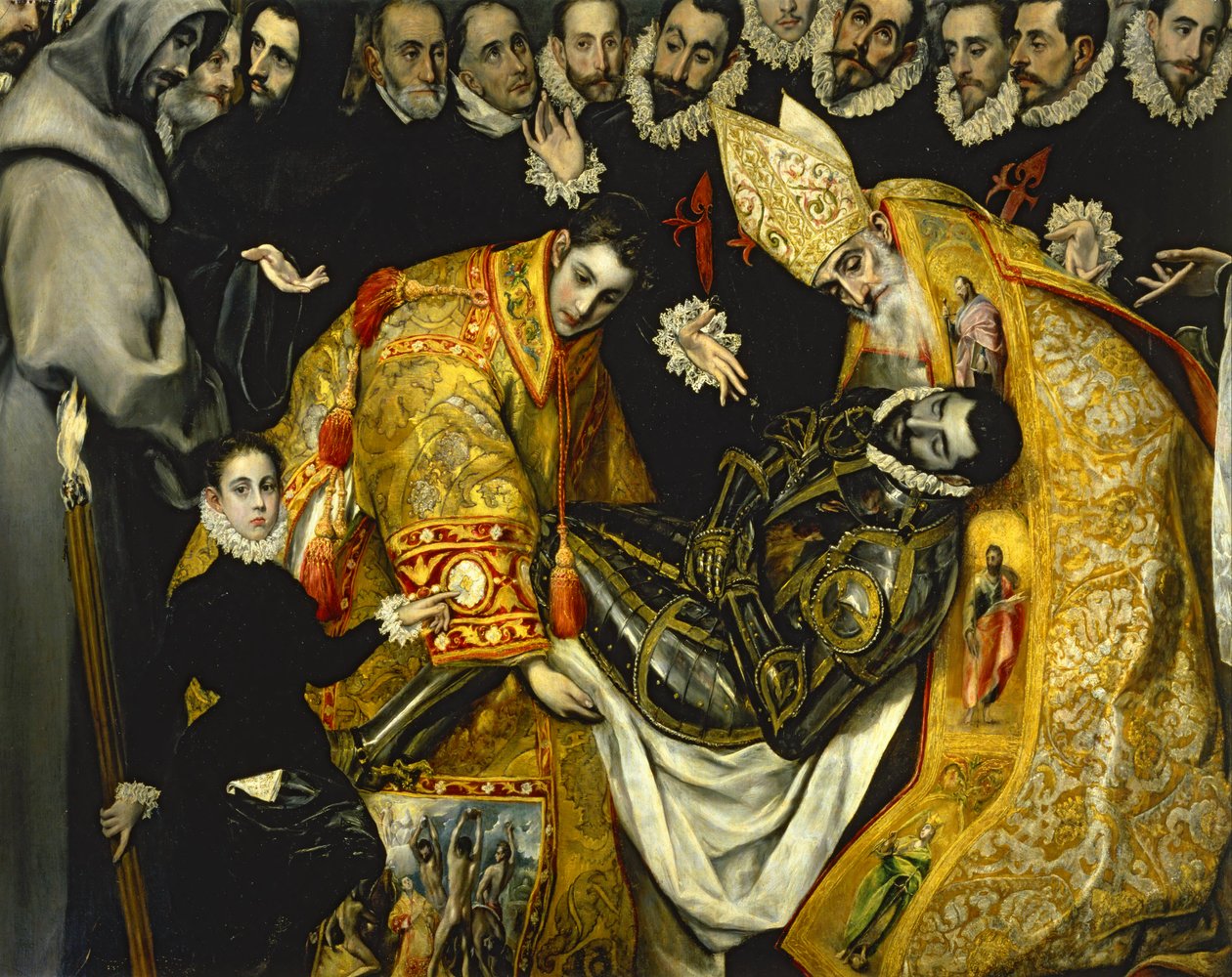 O enterro do Conde de Orgaz de El (1541-1614) Greco