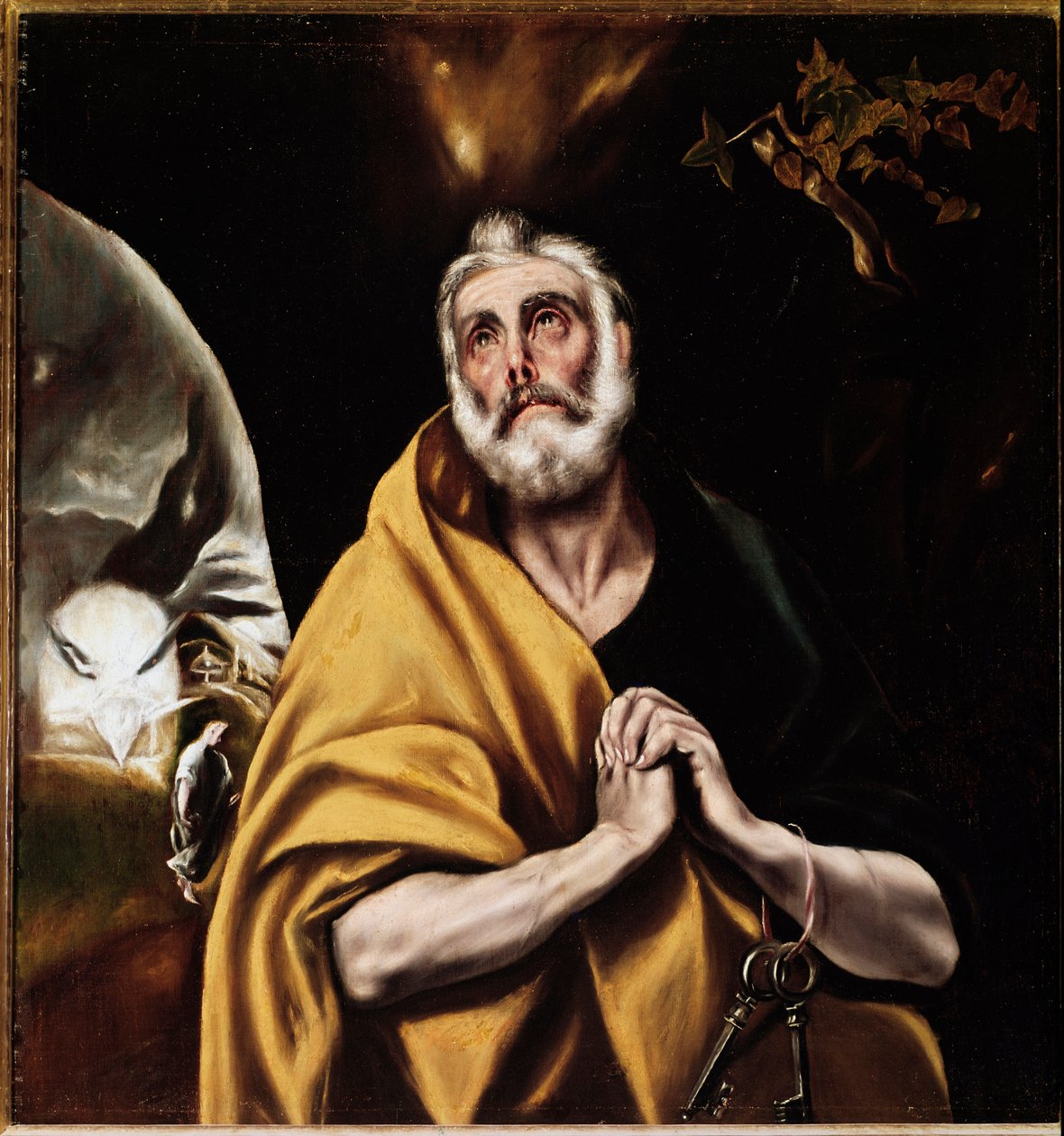 The Tears of Saint Peter (óleo sobre tela, c.1594-1604) de El Greco