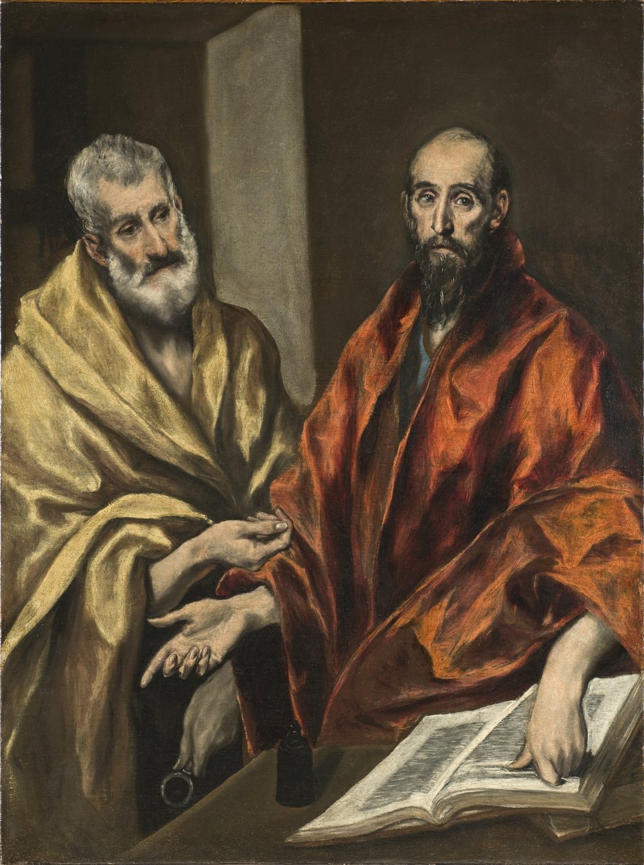 São Pedro e São Paulo, c.1605-8 de El Greco