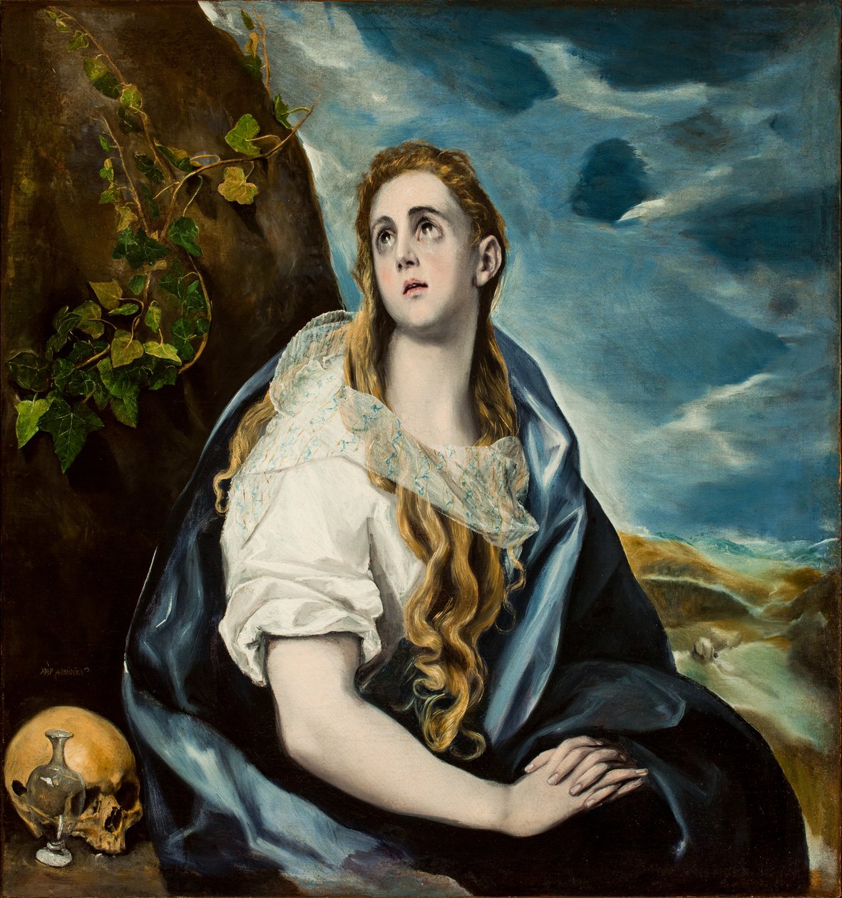 A Madalena Arrependida, c.1577 de El Greco