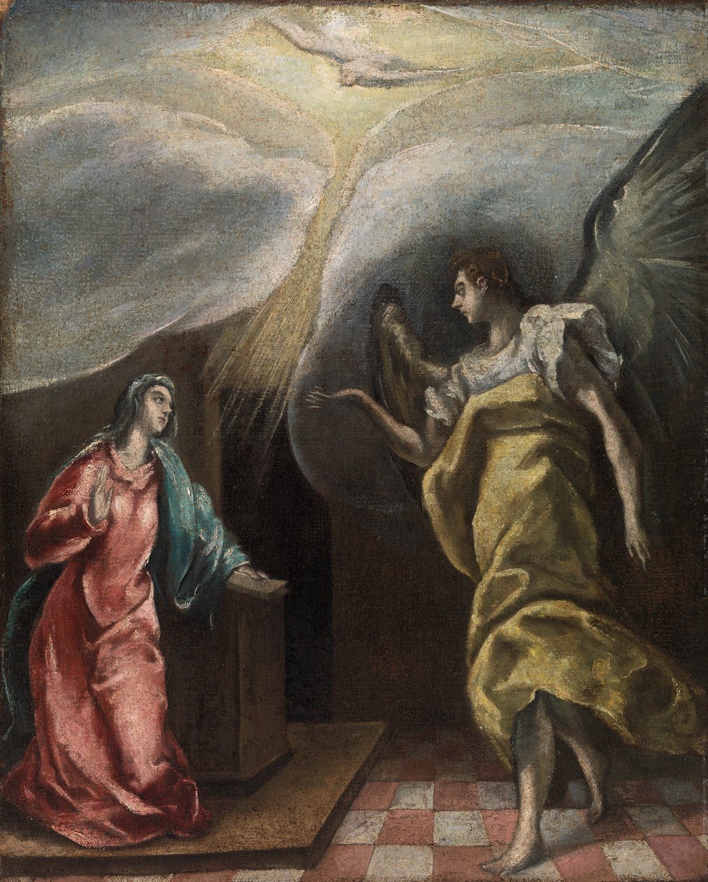 Anunciação de El Greco (Domenikos Theotokopoulos)