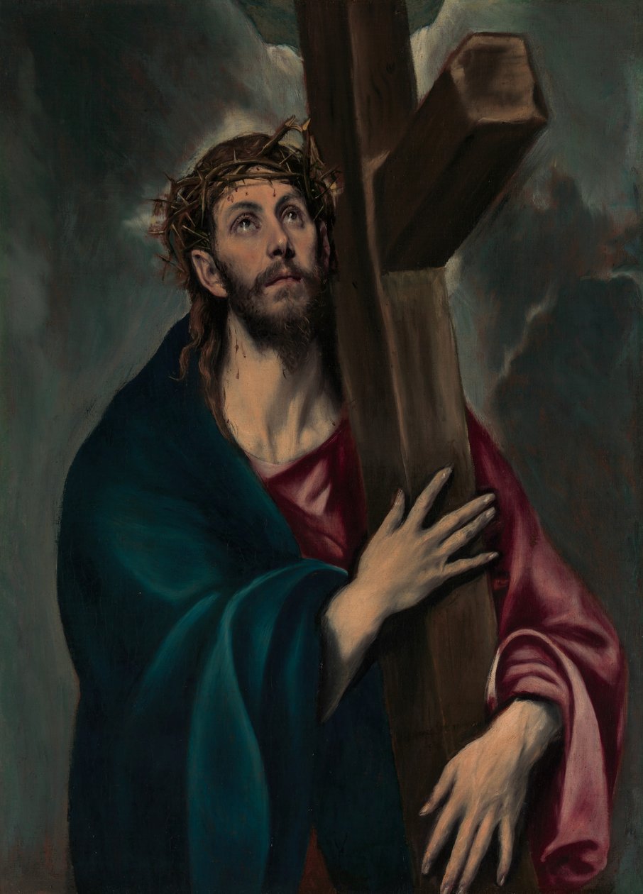 Cristo carregando a cruz, ca. 1577-87. de El Greco