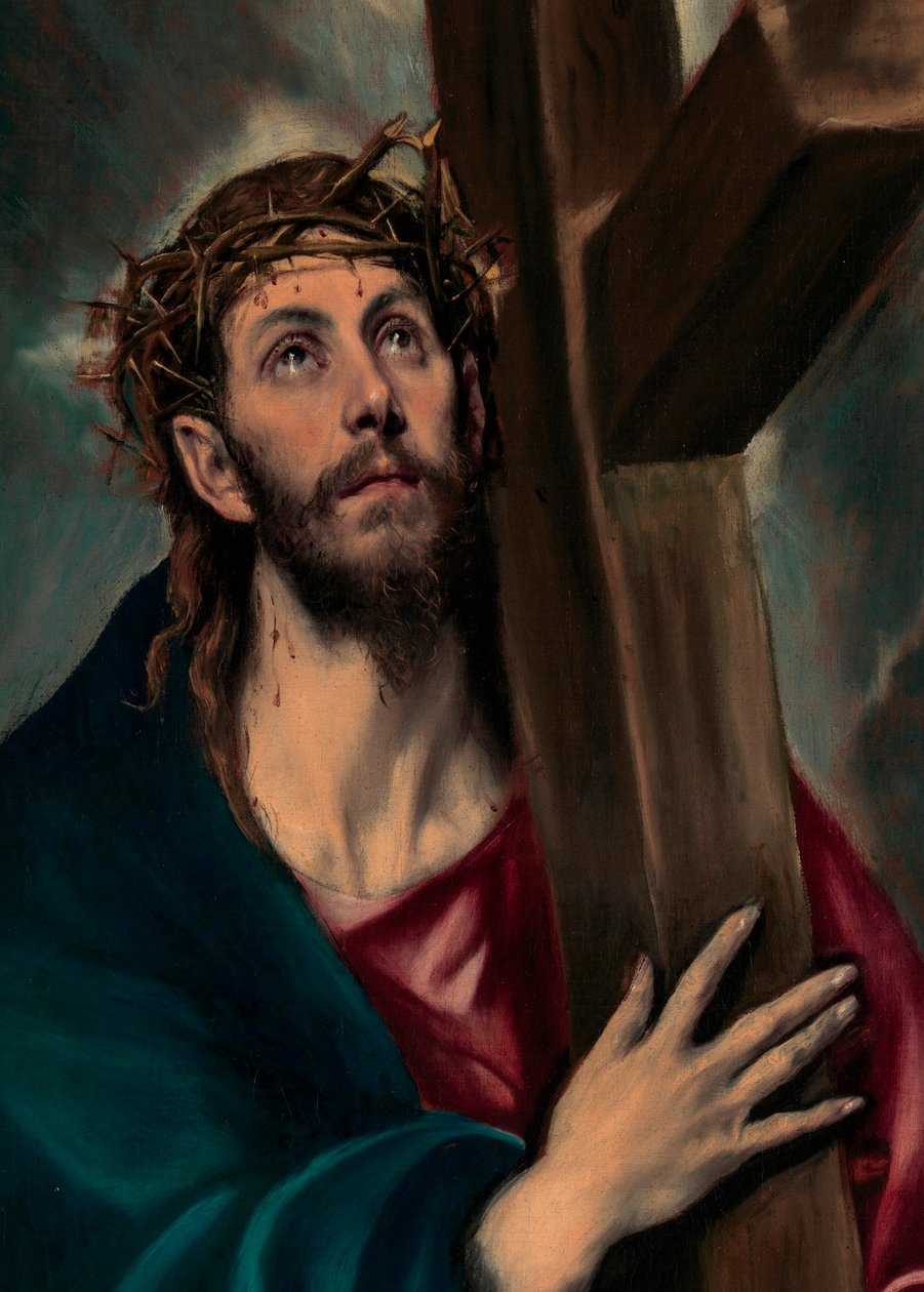 Cristo carregando a cruz











 pormenor de El Greco