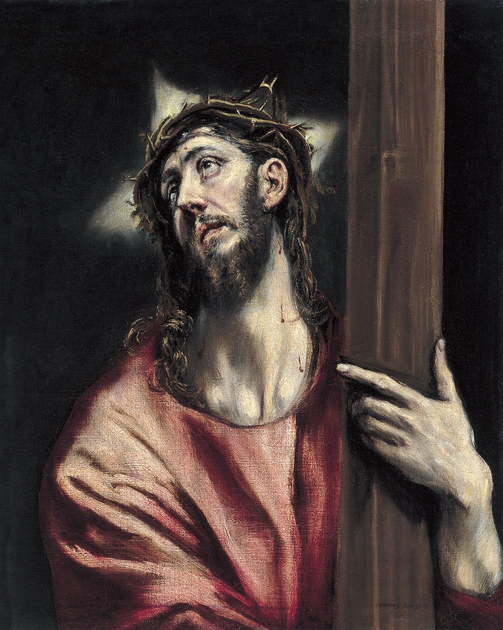 Cristo segurando a cruz de El Greco