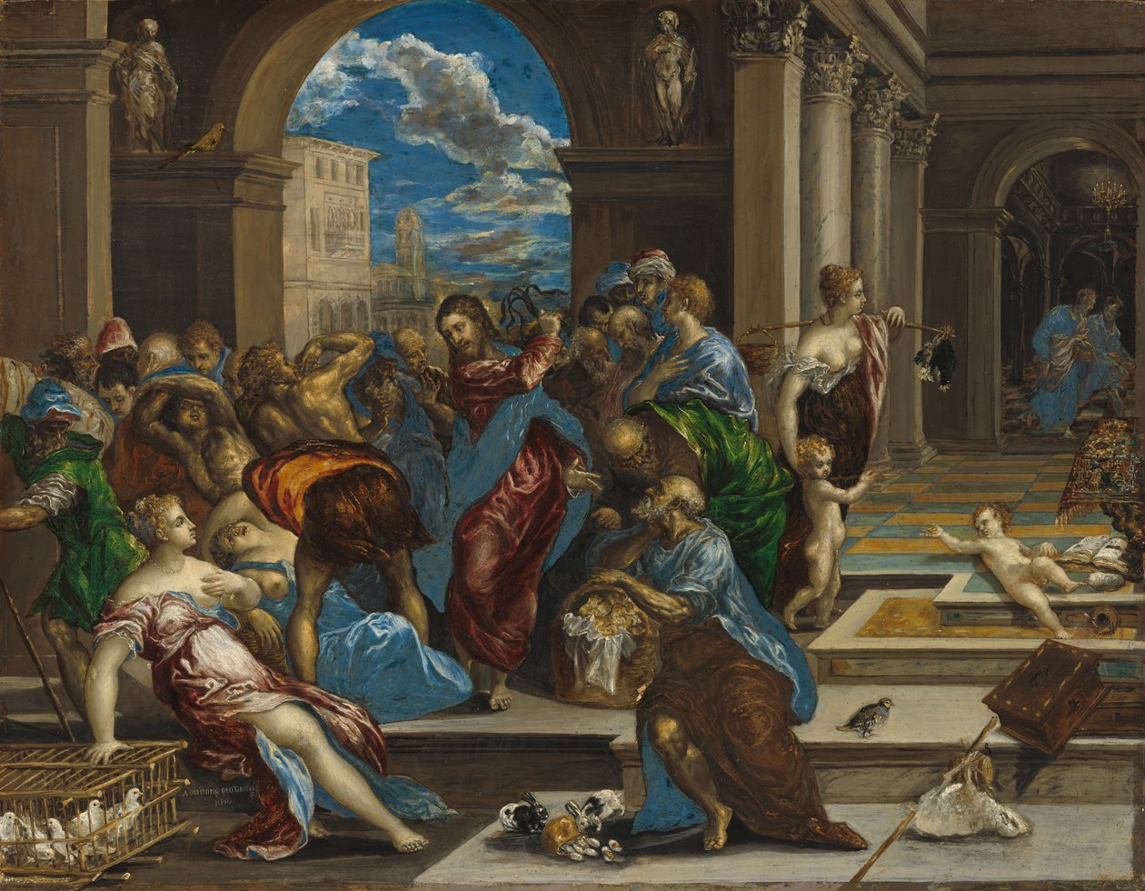 Cristo purificando o Templo de El Greco
